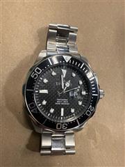 New Invicta Grand Diver Men's S.STEEL + Carbon Fiber Dial - 12562